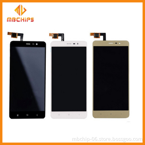 Shenzhen supplier Black Full Lcd For XiaoMi Redmi 3 Lcd Display Touch Screen Panel